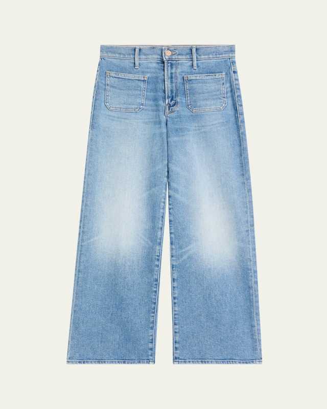 The Patch Pocket Mid-Rise Maven Ankle Jeans